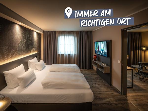 Auf dem Foto ist das Objekt LOGINN Hotel Stuttgart Zuffenhausen in der Stadt Stuttgart-Weilimdorf zu sehen.