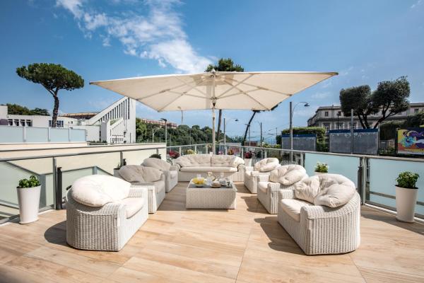 Auf dem Foto ist das Objekt Casa Vacanze La terrazza Sul Sole in der Stadt Neapel zu sehen.