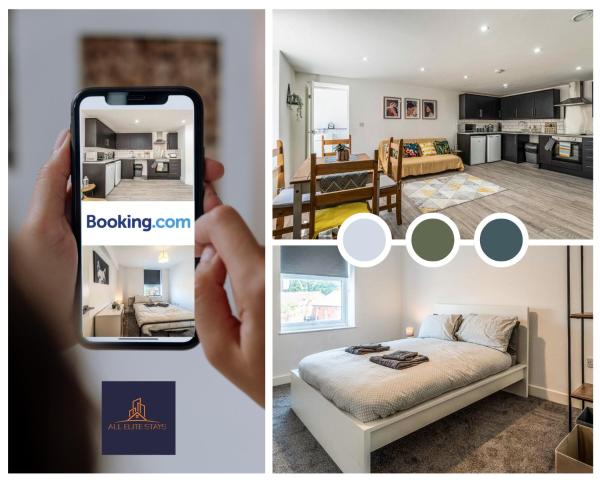 Swan House Apartment 5 - 2 Bed Apartment - Sleeps 6 - Free Parking - Liverpool - close to city centre - By ALL ELITE STAYS, Liverpool