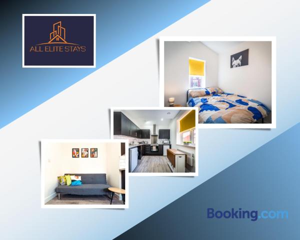 Swan House Stunning 1 bed Apartment By ALL ELITE STAYS - near Liverpool city centre - Sleeps 4 - Free Parking, Liverpool