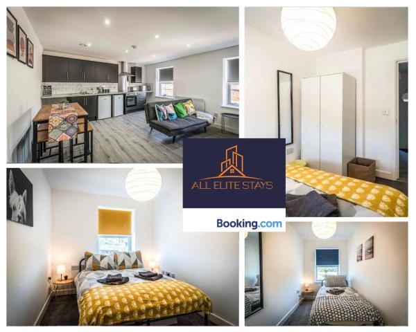 Swan House Apartment 7 - 2 Bed Apartment - Sleeps 5 - Free Parking - Liverpool - close to city centre - By ALL ELITE STAYS, Liverpool