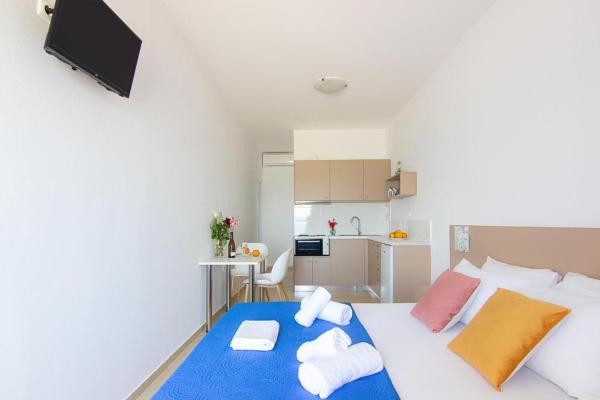 Kuvassa näkyy kohde Creta Beachfront Apartment for 2 persons by MPS, joka sijaitsee kaupungissa Fódele.