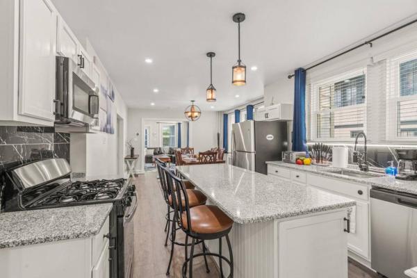 På billedet ses objektet King Bed Gym Parking AC Train beliggende i byen Narberth.