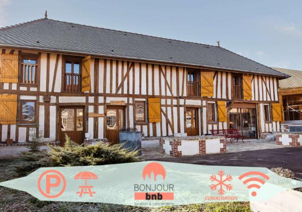 A la foto es mostra l'objecte Maison Calme 14 personnes, piscine, jardin et parking situat a la ciutat de Moussey.