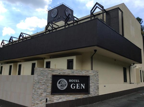 Na fotografii je vidět objekt HOTEL GEN 猪名川店 nacházející se ve městě Noma-naka.