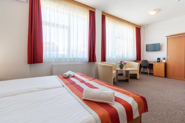 Na fotografii je vidět objekt Fordan Hotel Pécs nacházející se ve městě Pécs.