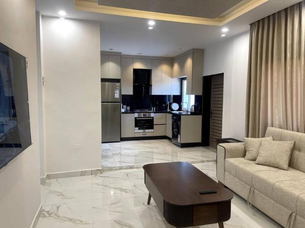 Nella foto è visibile l'oggetto Oqdeh Delux Apartments situato nella città di Jerash.