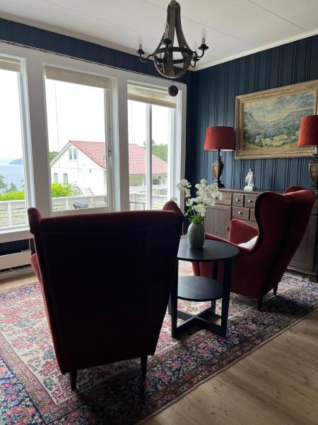 Na zdjęciu widoczny jest obiekt Moldegaard Farmhouse - Apartment A położony w mieście Lunden.