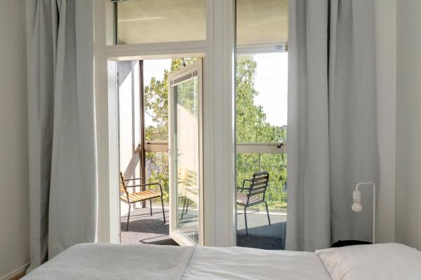 Na fotografii je vidět objekt Kotimaailma Apartments Loimu V nacházející se ve městě Oulu.