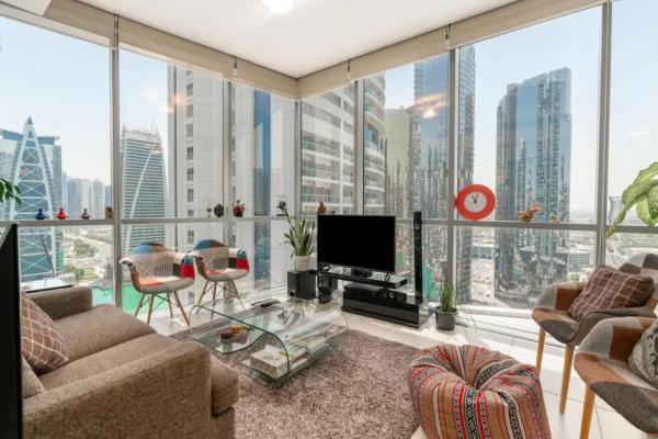 Na fotografii je vidět objekt Summer Deal! Stylish 1 BR in Jumeirah Lake Towers nacházející se ve městě Dubaj.
