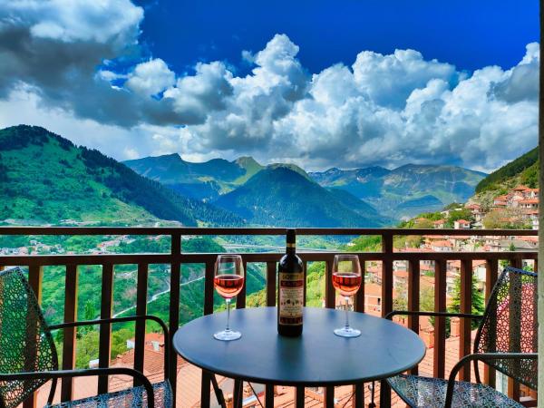 Auf dem Foto ist das Objekt Majestic Vista Residence in der Stadt Metsovo zu sehen.
