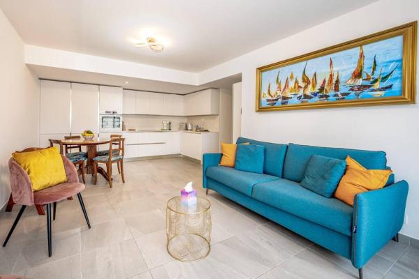 På billedet ses objektet Juan Les Pins Two Bed Apt Beach Access beliggende i byen Antibes.