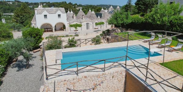 Nella foto è visibile l'oggetto Trulli Vittoria situato nella città di Fasano.