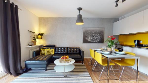 A la foto es mostra l'objecte Kurkowa 14 Tectum Apartments situat a la ciutat de Wrocław.