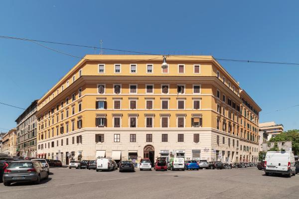 The set of Pasolini's films Apartment, Rome
