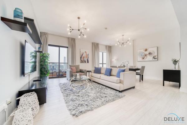 Na fotografii je vidět objekt Stylish 2BR At Shams 1 JBR by Deluxe Holiday Homes nacházející se ve městě Dubaj.