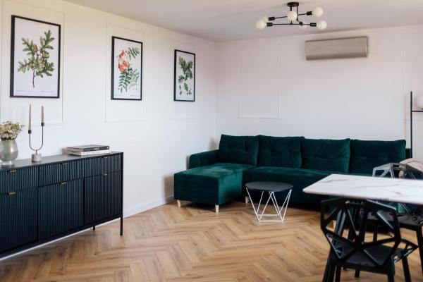 Na zdjęciu widoczny jest obiekt Apartamenty Koziołek położony w mieście Budzów.