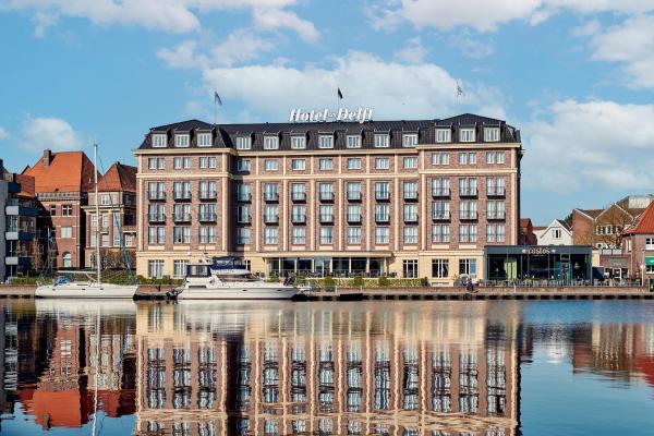 Nella foto è visibile l'oggetto Hotel am Delft situato nella città di Emden.