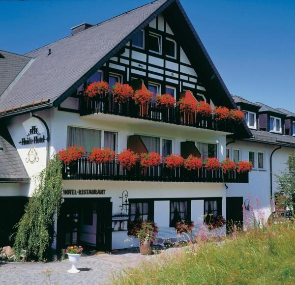Na fotografii je vidět objekt Heidehotel Hildfeld nacházející se ve městě Winterberg.