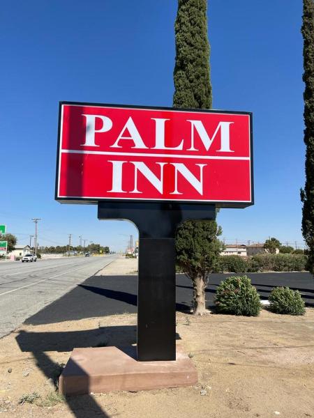 Kuvassa näkyy kohde Palm Inn, joka sijaitsee kaupungissa Mojave.