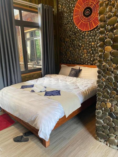 På billedet ses objektet Mai Chau Moonlight Ecohouse beliggende i byen Mai Chau.