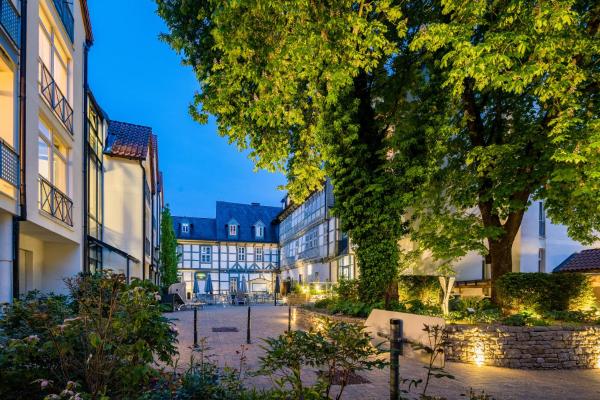 Na fotografii je vidět objekt GDA Hotel Schwiecheldthaus nacházející se ve městě Goslar.