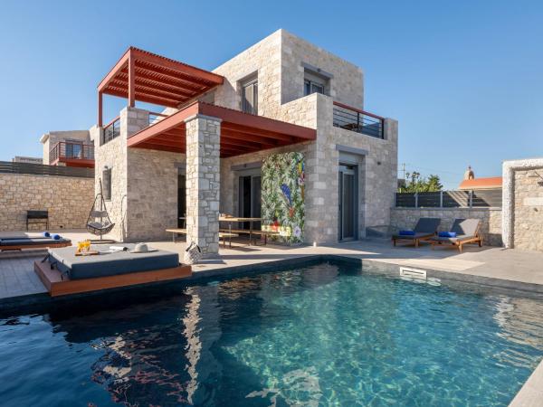 A la foto es mostra l'objecte Private Pool Villa in Lachania situat a la ciutat de Lakhania.