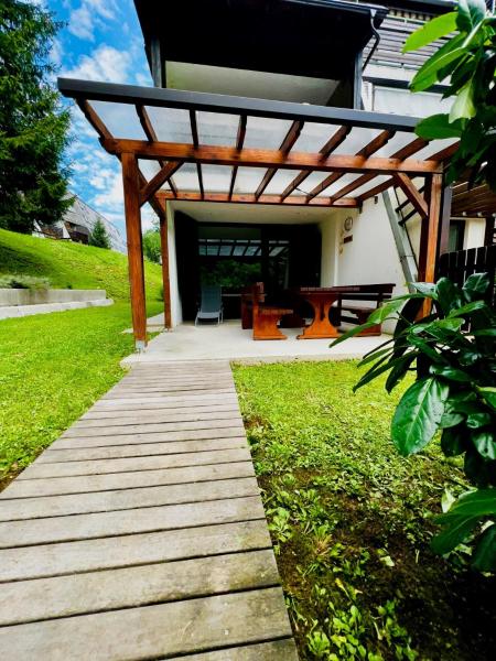 Na fotografii je vidět objekt Relax in nature Apartment nacházející se ve městě Bovec.