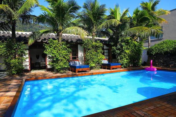 På billedet ses objektet Canto das Laranjeiras Beach Club Guaiuba beliggende i byen Guarujá.