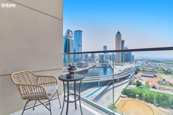 Na fotografii je vidět objekt bnbmehomes - Noora Tower nacházející se ve městě Dubaj.