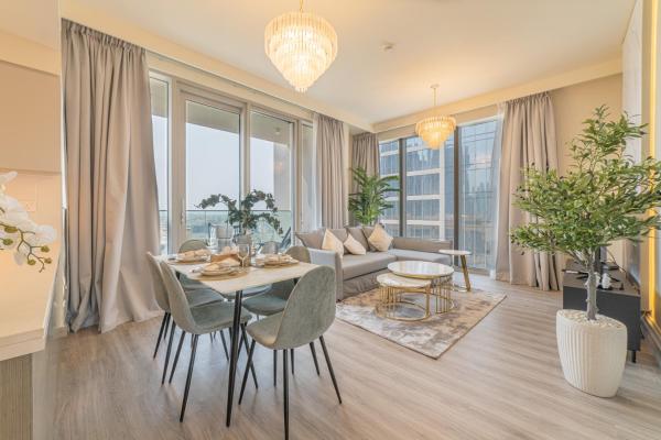 Na fotografii je vidět objekt FIRST CLASS 2BR with full DUBAI BOULEVARD view nacházející se ve městě Dubaj.