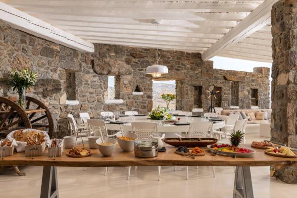 Spectacular Kalafatis Villa 5 Bedrooms Villa Vibhu Private Jacuzzis - Mykonos