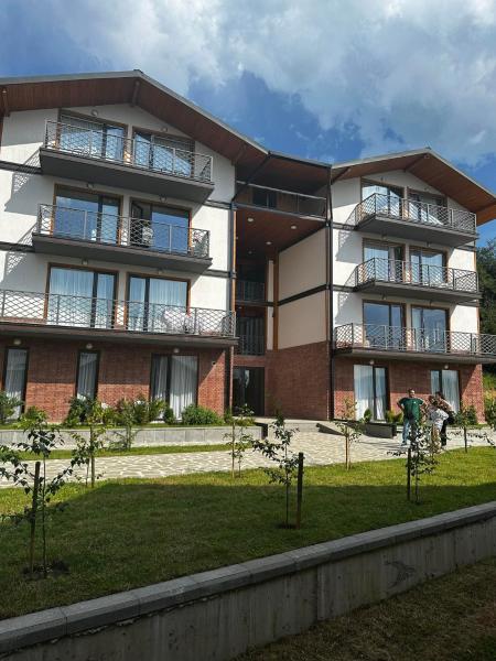 A la foto es mostra l'objecte Apart Hotel Falkon situat a la ciutat de Bakuriani.