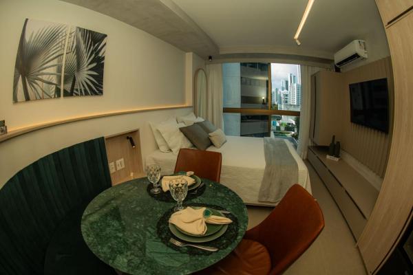 На фото показан объект BOA VIAGEM - FLAT ROOFTOP ALTO PADRÃO, расположенный в городе Ресифи.