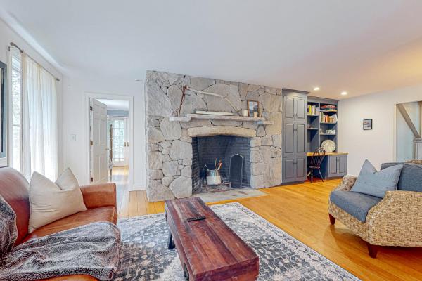 På bilden syns objektet Fernbank Hideaway som ligger i staden West Tisbury.