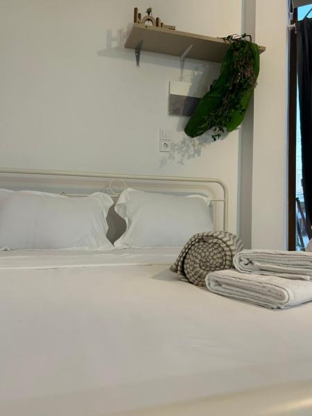 The photo shows the Paola’s apartments near Athens Airport located in the city of Spáta.