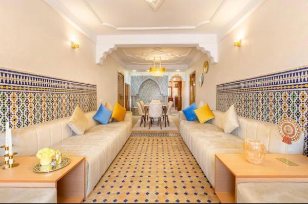 En la foto se muestra el objeto Luxury Appartement gueliz center ubicado en la ciudad de Marrakech.
