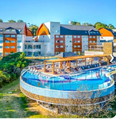Op de foto is het object Golden Gramado Resort te zien, gelegen in de stad Gramado.