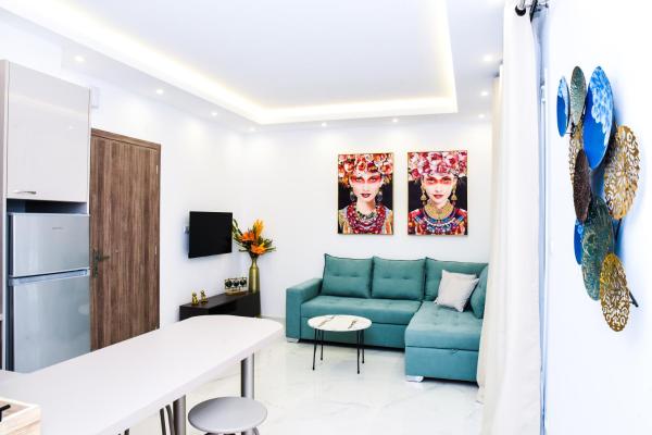 A la foto es mostra l'objecte La Perla Apartments situat a la ciutat de Kalamata.