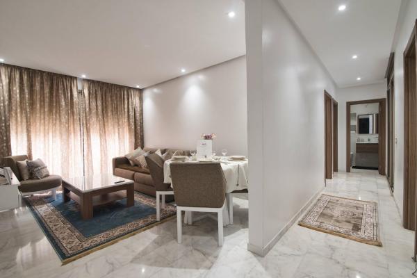 A la foto es mostra l'objecte New Sea Front Apartment 95sqm with Unlimited Wi-Fi situat a la ciutat de Agadir.