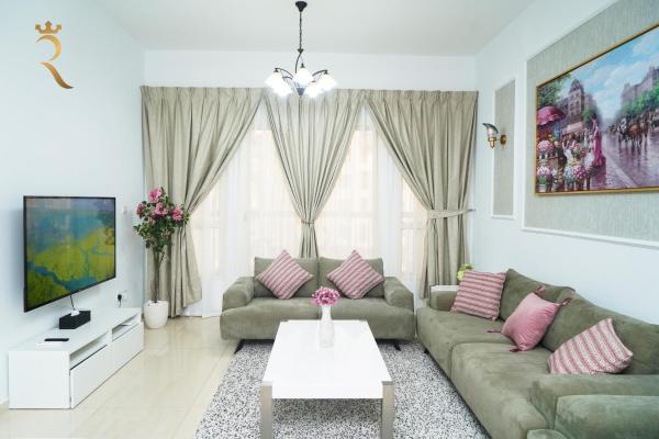 På bildet vises objektet Serene 1BR Retreat in Baniyas som ligger i byen Al Mafraq.