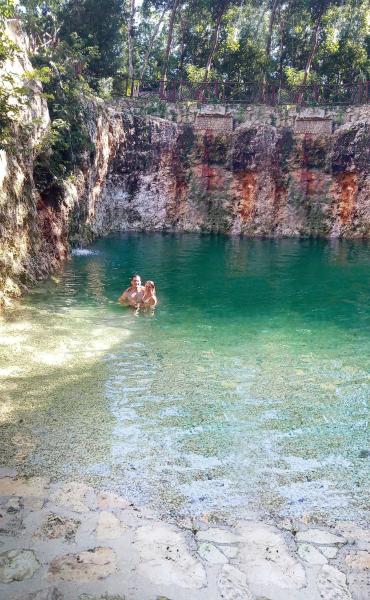 Na zdjęciu widoczny jest obiekt Kakao Cobá Hotel & Cenote Experience położony w mieście Cobá.