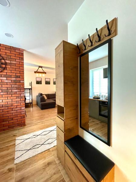 På billedet ses objektet Apartament Centrum beliggende i byen Supraśl.