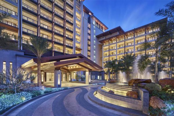 Na fotografii je vidět objekt Hilton Huizhou Longmen Resort nacházející se ve městě Longmen.