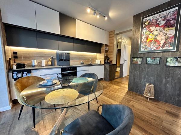 A la foto es mostra l'objecte Apartament z ogródkiem situat a la ciutat de Piła.