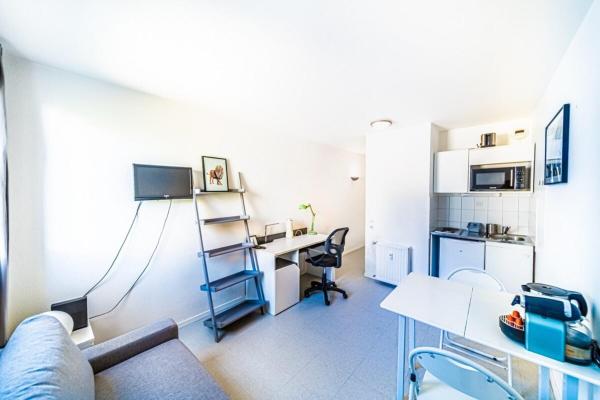 På billedet ses objektet Studio Ideal for professionals or students Lyon Vaise beliggende i byen Lyon.