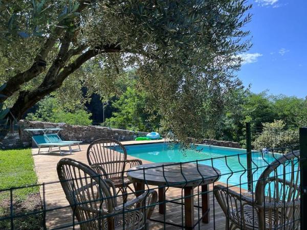 På billedet ses objektet Podere il Giardino - Casa vacanza in casale tipico toscano, con parco e piscina - Lucca beliggende i byen Loppeglia.