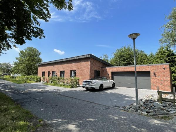 Na foto é possível ver o objeto Ferienhaus Hallix localizado na cidade de Sande.