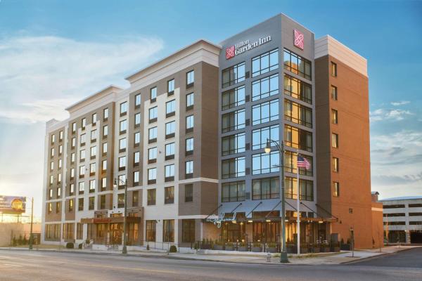 På billedet ses objektet Hilton Garden Inn Memphis Downtown Beale Street beliggende i byen Memphis.