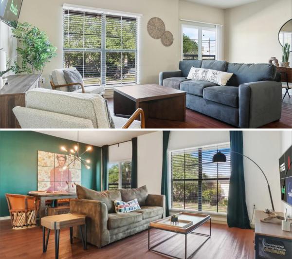 A la foto es mostra l'objecte Dual Urban Oasis 8BR in Vibrant North Loop Hub situat a la ciutat de Austin.